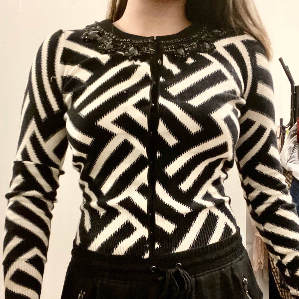 Tracy Reese Womens Cardigan